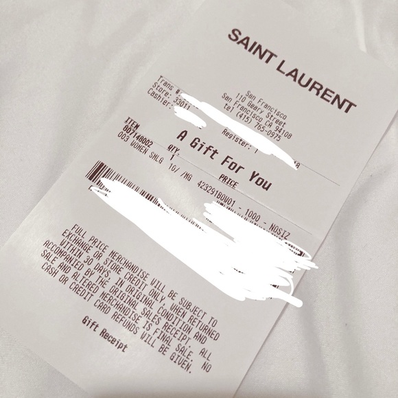 🚫SOLD🚫 *RARE COLOR* NIB Authentic Saint Laurent Monogram Card Case in “Storm” - Picture 4 of 4